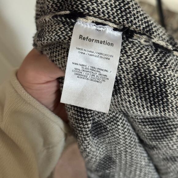 Reformation Parry Knit Cotton Halter Dress S - Picture 5 of 9